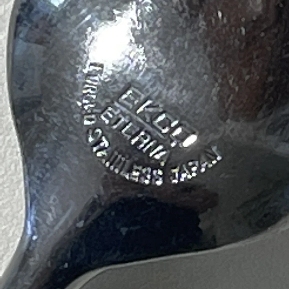Vintage Tea Spoon Ekco Eterna Epic Canoe Muffin Silverware Flatware MCM Teaspoon